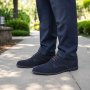 Pantofi barbati bleumarin din piele naturala intoarsa GKR103BLVEL